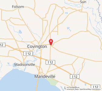 Map of Abita Springs, Louisiana