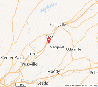 Map of Argo, Alabama