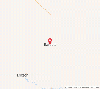 Map of Bartlett, Nebraska