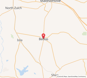 Map of Bedias, Texas