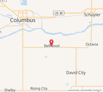 Map of Bellwood, Nebraska