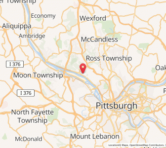 Map of Ben Avon, Pennsylvania