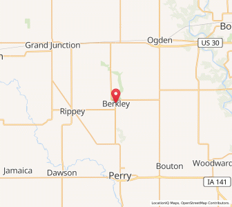 Map of Berkley, Iowa