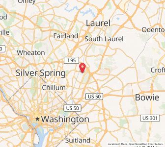 Map of Berwyn Heights, Maryland