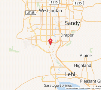 Map of Bluffdale, Utah