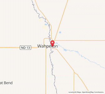 Map of Breckenridge, Minnesota