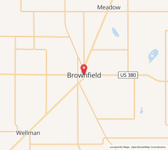 Map of Brownfield, Texas