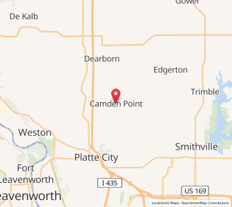 Map of Camden Point, Missouri