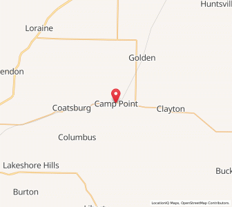 Map of Camp Point, Illinois