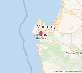 Map of Carmel, California