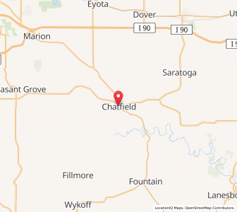 Map of Chatfield, Minnesota