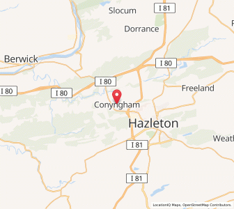 Map of Conyngham, Pennsylvania