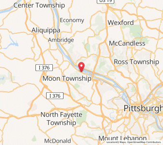 Map of Coraopolis, Pennsylvania