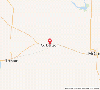Map of Culbertson, Nebraska