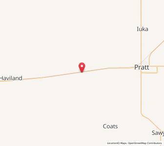 Map of Cullison, Kansas