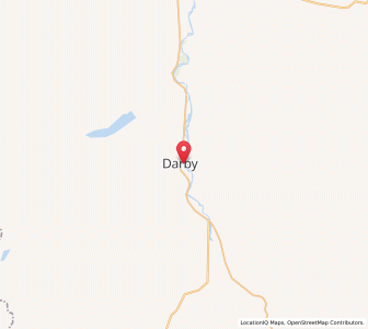 Map of Darby, Montana
