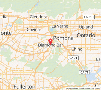 Map of Diamond Bar, California
