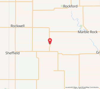 Map of Dougherty, Iowa