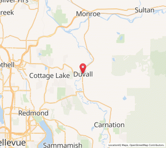Map of Duvall, Washington