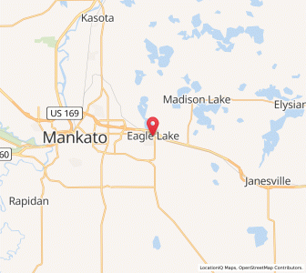 Map of Eagle Lake, Minnesota