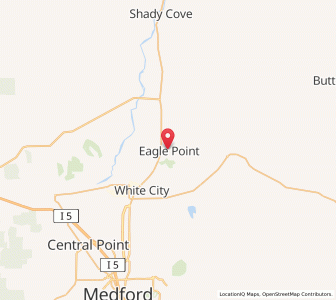 Map of Eagle Point, Oregon