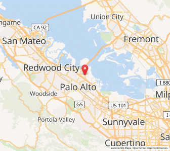 Map of East Palo Alto, California