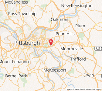 Map of Edgewood, Pennsylvania