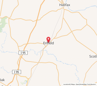 Map of Enfield, North Carolina