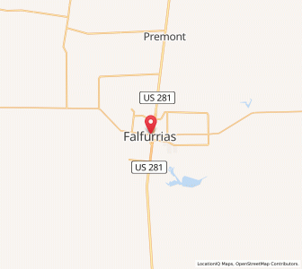Map of Falfurrias, Texas