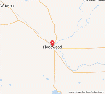Map of Floodwood, Minnesota
