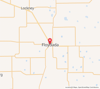 Map of Floydada, Texas