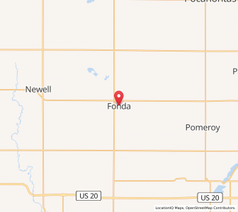 Map of Fonda, Iowa
