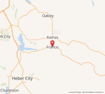 Map of Francis, Utah