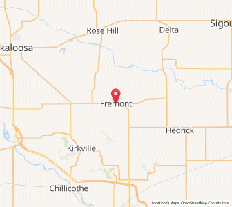 Map of Fremont, Iowa