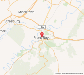 Map of Front Royal, Virginia