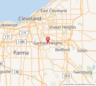 Map of Garfield Heights, Ohio