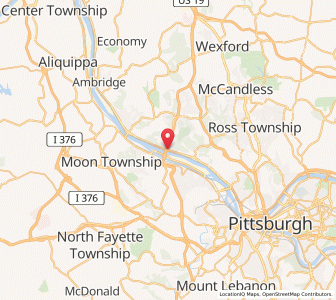 Map of Glenfield, Pennsylvania