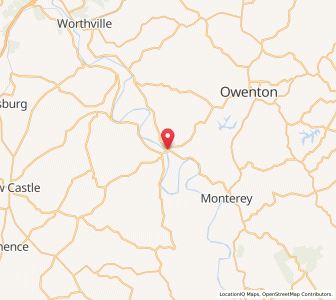 Map of Gratz, Kentucky