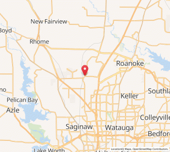 Map of Haslet, Texas