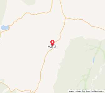 Map of Hatch, Utah