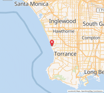 Map of Hermosa Beach, California