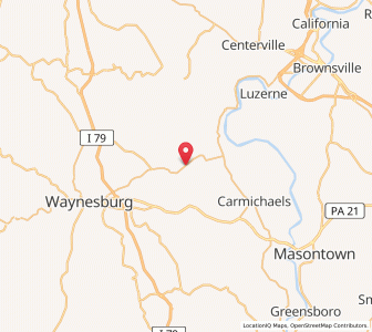 Map of Jefferson (Greene County), Pennsylvania