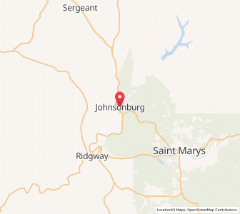 Map of Johnsonburg, Pennsylvania