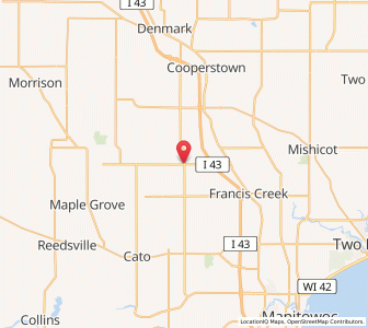 Map of Kellnersville, Wisconsin