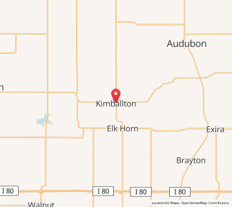 Map of Kimballton, Iowa