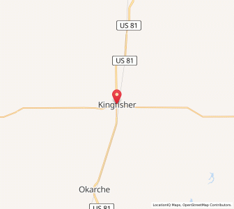 Map of Kingfisher, Oklahoma