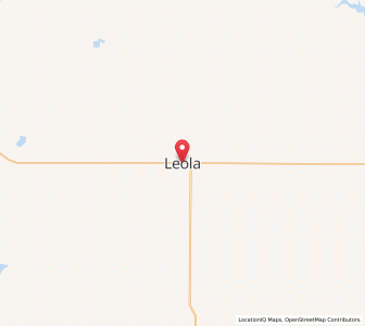 Map of Leola, South Dakota