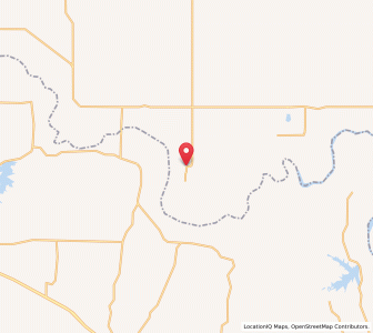 Map of Leon, Oklahoma