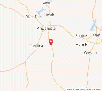 Map of Libertyville, Alabama