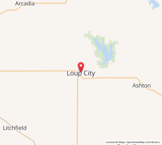 Map of Loup City, Nebraska
